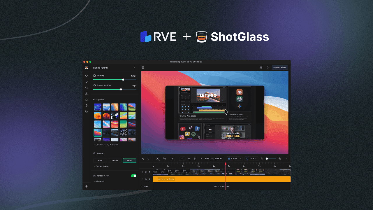 How ShotGlass Built a Polished macOS Screen Recorder with RVE at Its Core