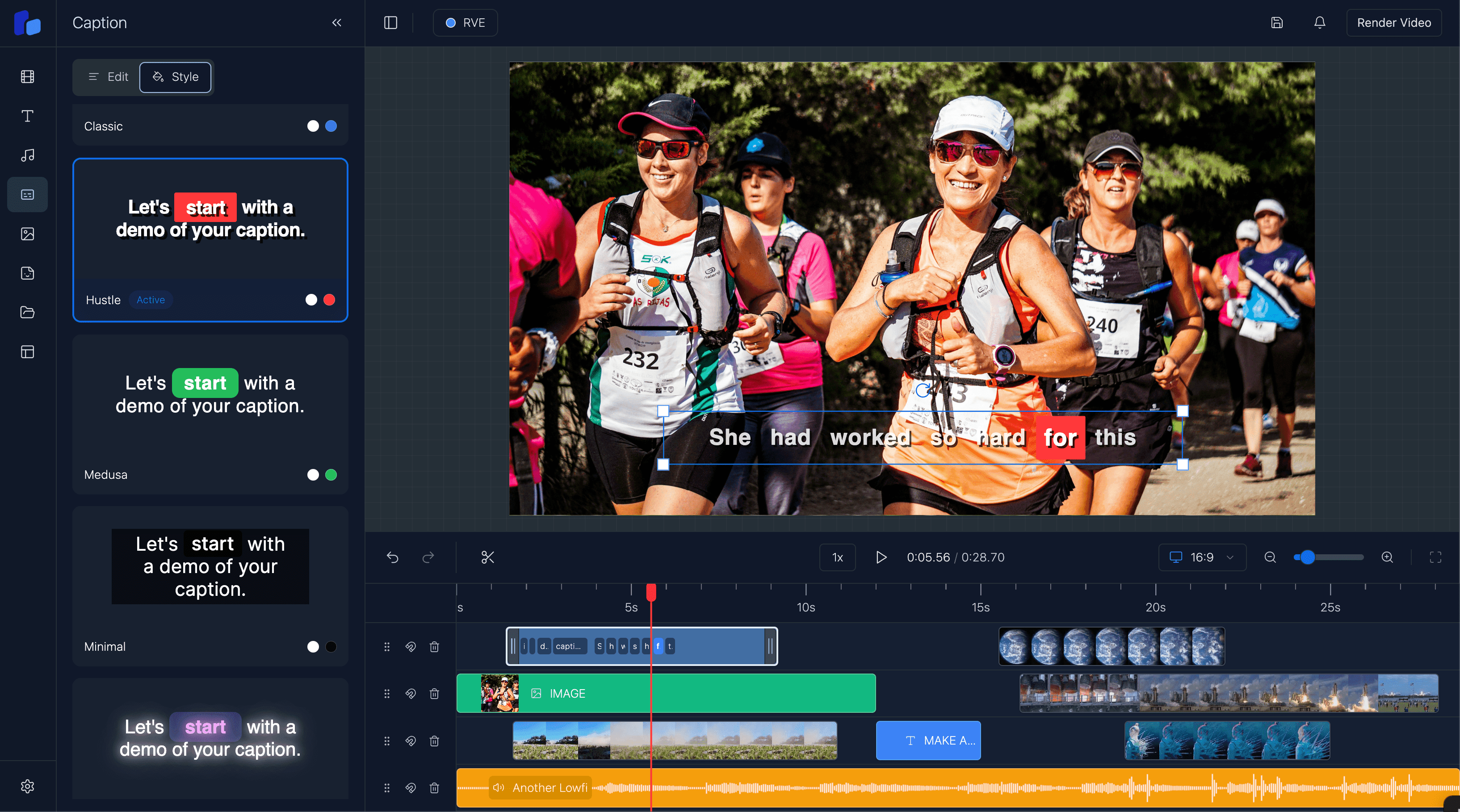 Improved Caption Logic